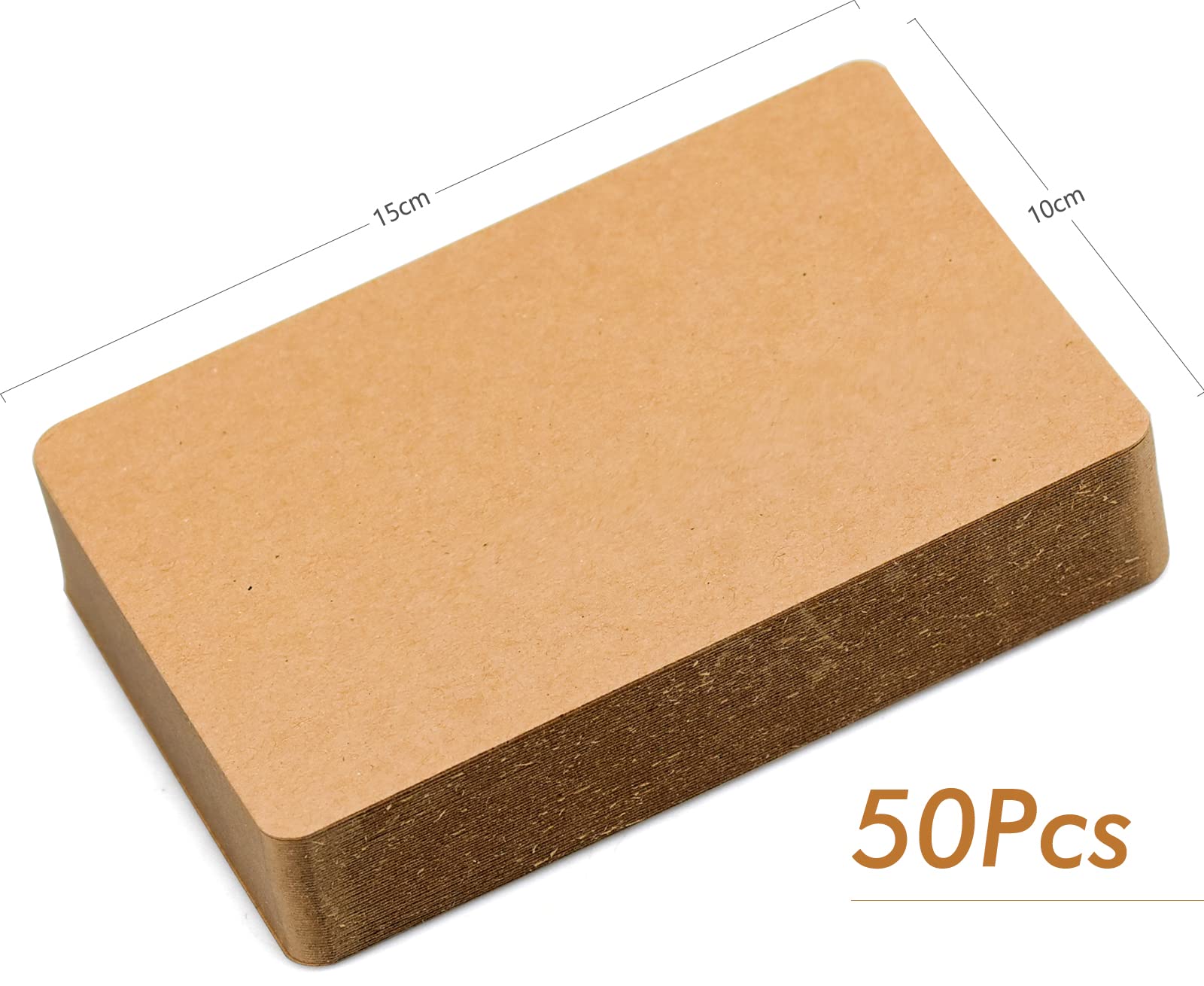 200 Pack Kraft Paper Cards 3 X 5 Inch Index Cards Blank Kraft Note