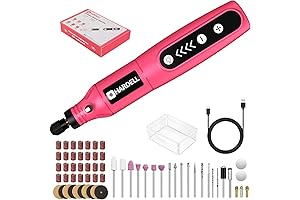 HARDELL Mini Cordless Rotary Tool: Precision Sanding for 3D Prints