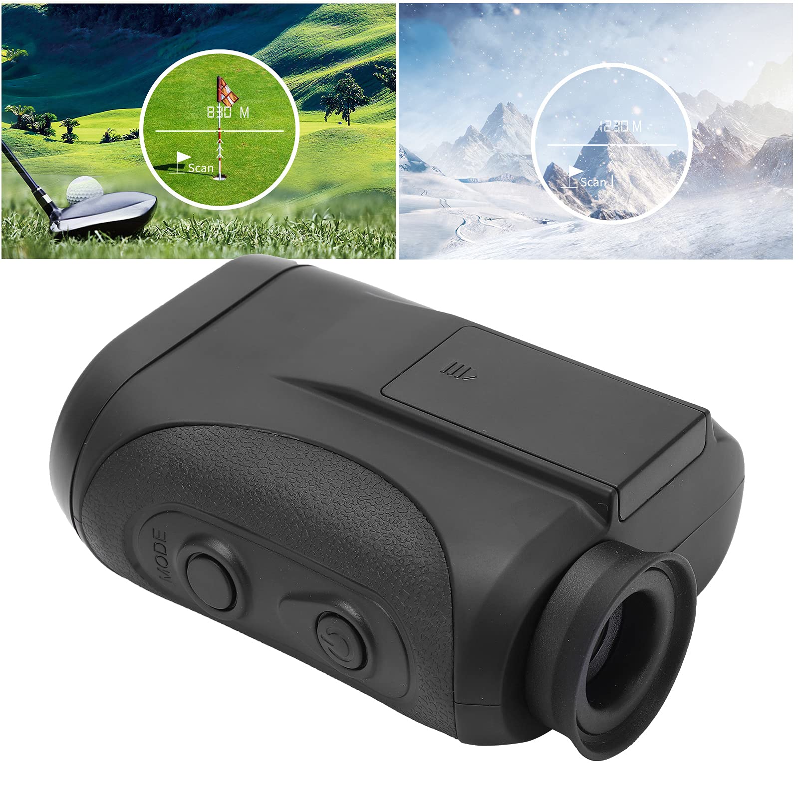 Telémetro Láser Medidor de Distancia Duradero de Alta Precisión con Medición Continua para Golf y Actividades Al Aire Material ABS