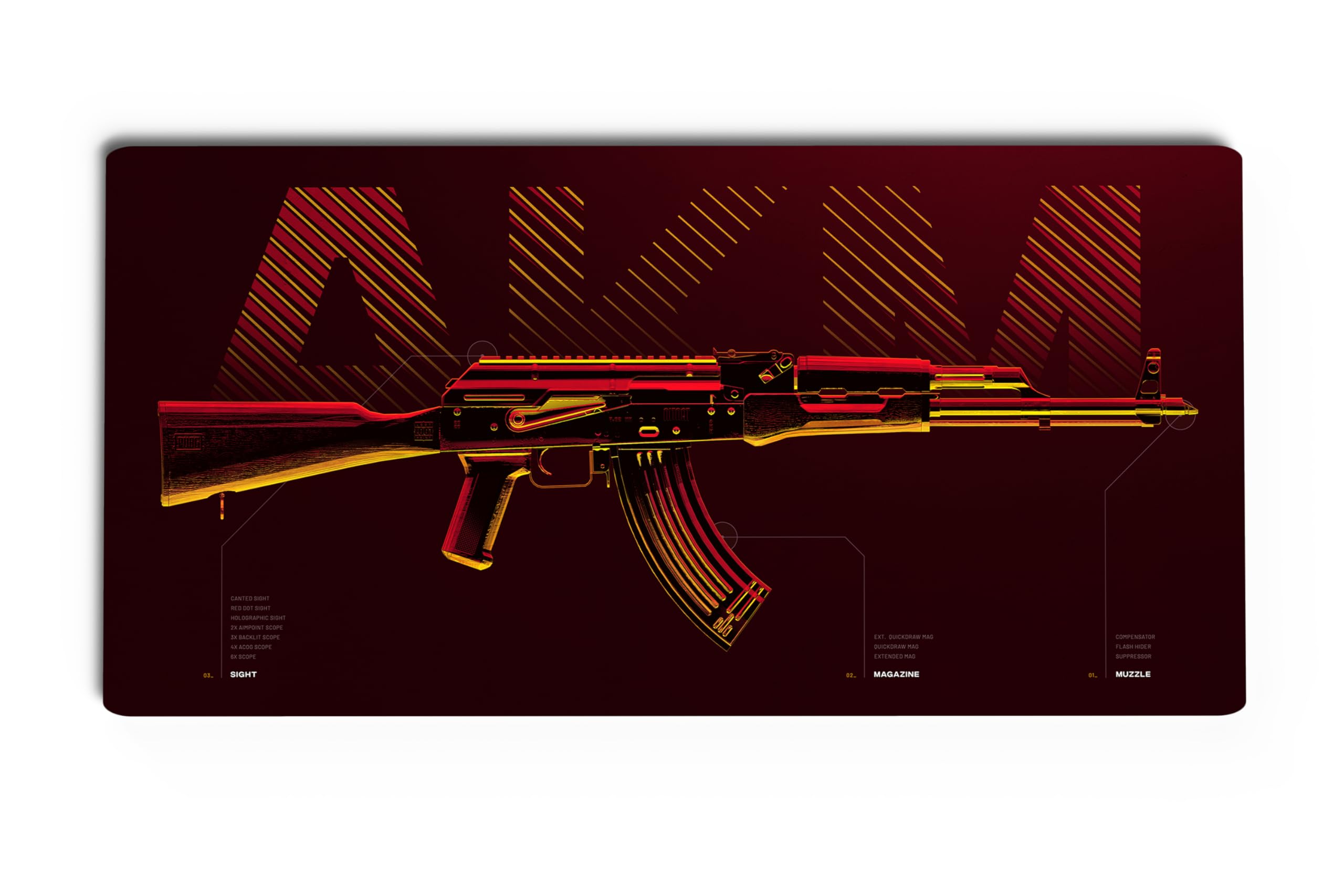 Gifting Domus PUBG BGMI Guns Large Mouse Pad, Desk Mat, AWM, M16A4, M416, AKM, KAR98, SKS, Non-Slip Rubber Base, 23x11 Inch, Include 10 free PUBG Stickers, Multi-Functional Gaming Mouse Pad (AKM) (B0D4WQ9BW5) Amazon Price History, Amazon Price Tracker