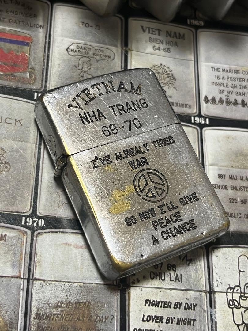 ベトナムZIPPO】本物 1969年製ベトナムジッポー「ファックマン」VINH