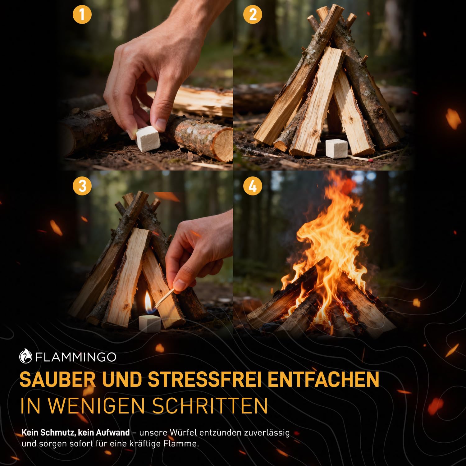 Belko 1152x Anzündwürfel Kaminanzünder Kohle-Anzünder BBQ-Grillanzünder Ofenanzünder (Ofen-anzünder, Anzündhilfe)