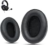 Krone Kalpasmos HyperX Cloud 2 Replacement Ear Pads for HyperX Cloud ALPHA/1/2/Wireless/ALPHA/ALPHA S/CORE/Stinger/Flight/Mix Ear Cushion with Softer High Density Foam Black