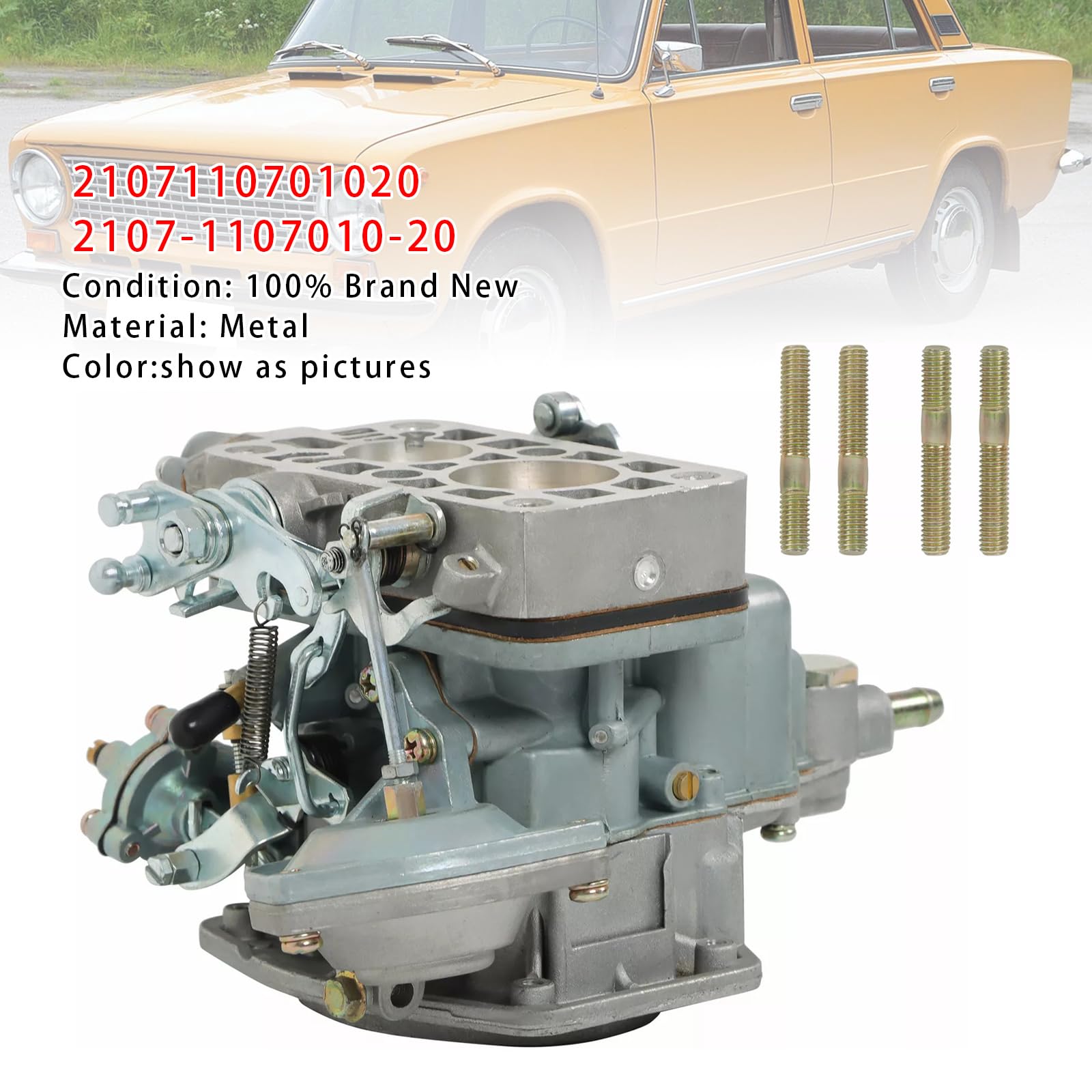 2107-1107010-20 Carburetor Para Lada 2101 2102 2103 2104 2105 2106 2107 Niva 1600