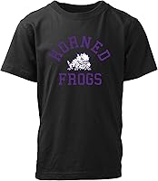 Vista 58 de Wes and Willy Camiseta de algodón orgánico de manga corta para niños de la NCAA