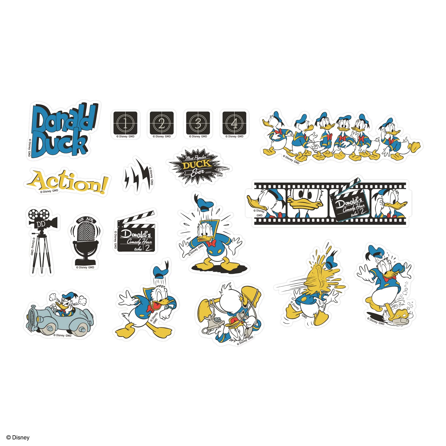 Amazon | グルマンディーズ ディズニーキャラクター ステッカー