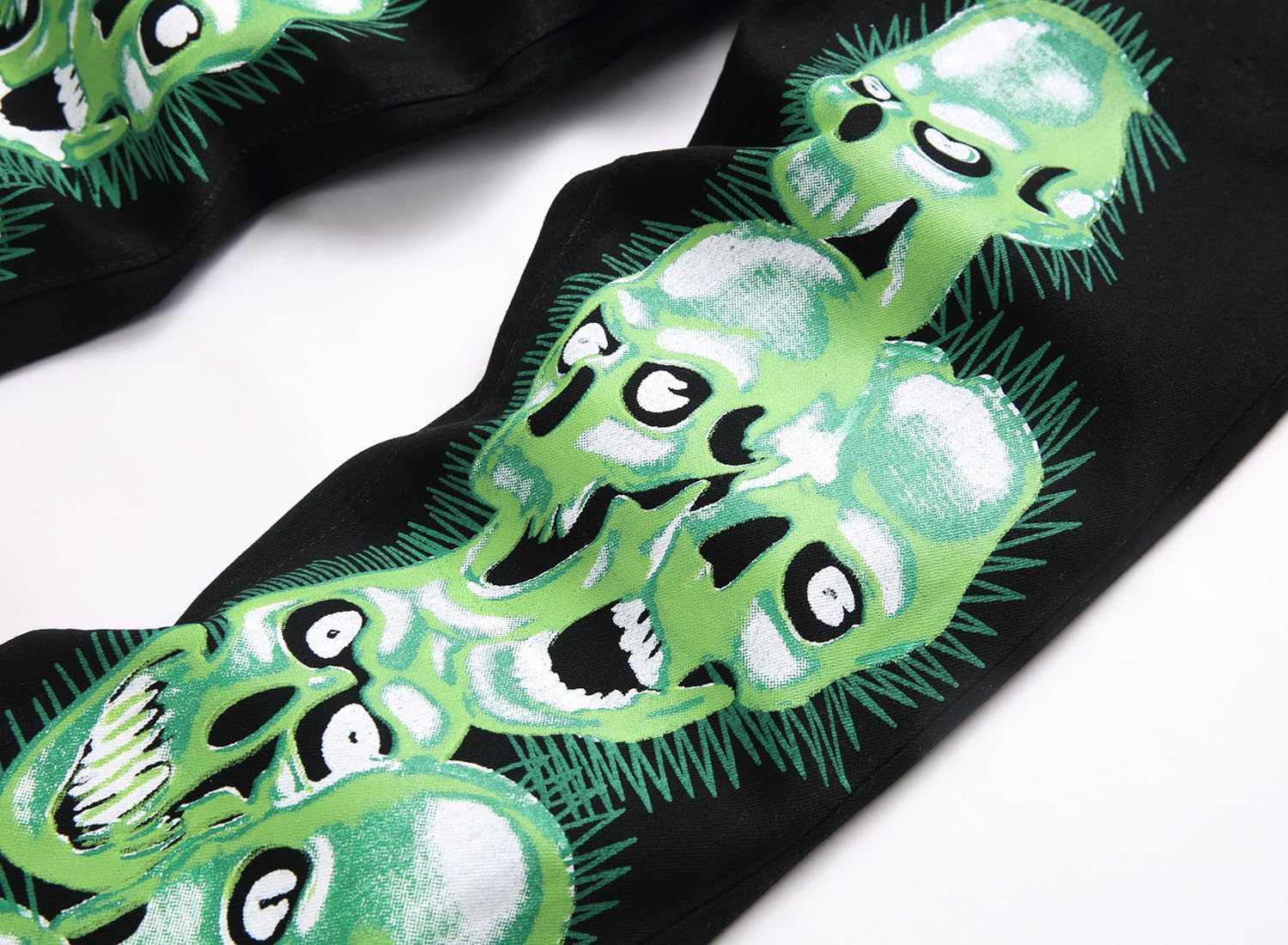 Enrica Men's Casual Printed Jeans Skinny Denim Pants - Image 5