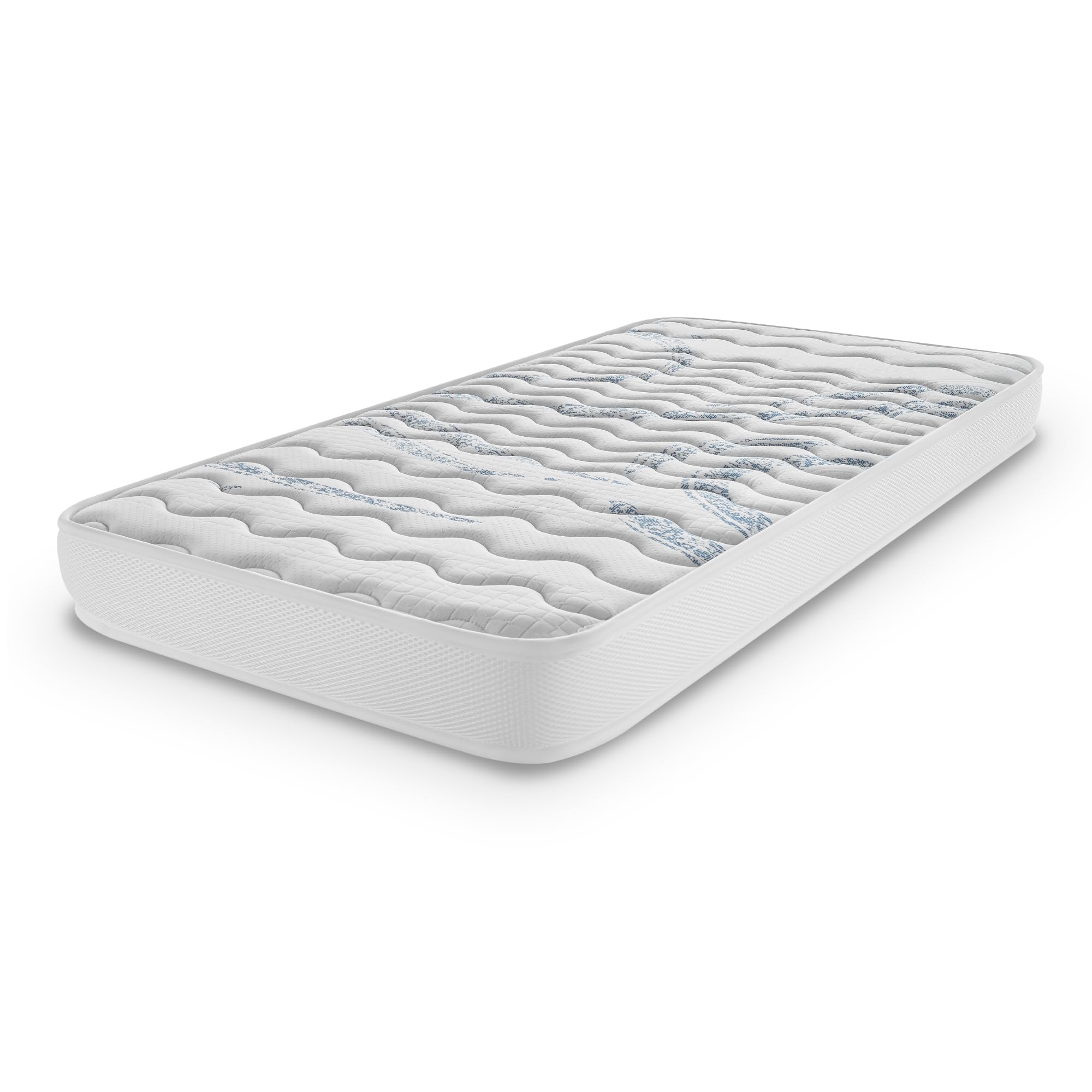 NATURALEX - Matelas Bébé 60x120 cm - Accueil Mousse HR - Respirant - Réversible - Hypoallergénique - Certifié Oeko Tex - Conception Française - modèle Baby Confort Perfect Sleep - Épaisseur 12 cm