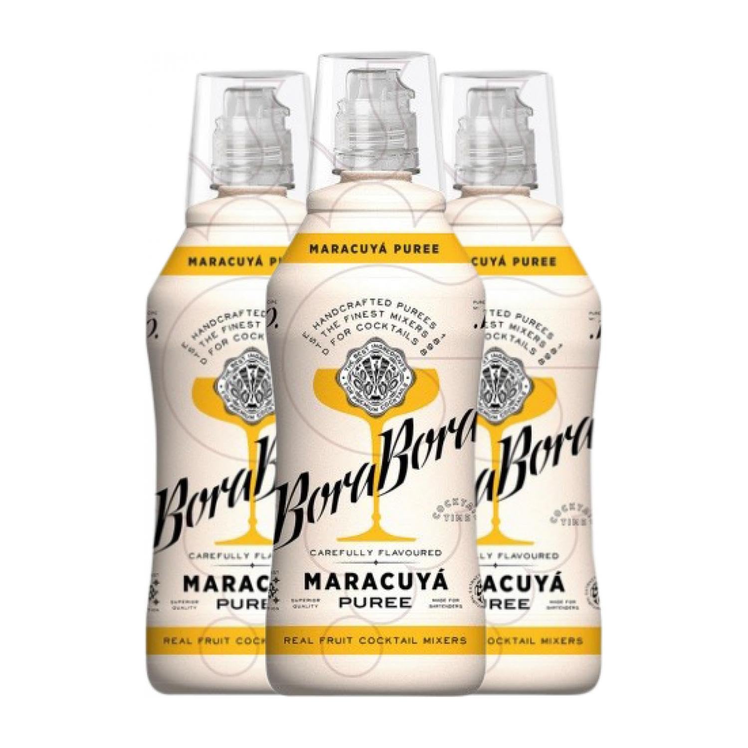 Schnapp Tarsus Bora Bora Maracuyá Purée Real Fruit Cocktail Mixer 75 cl (Caja de 3 Botellas)