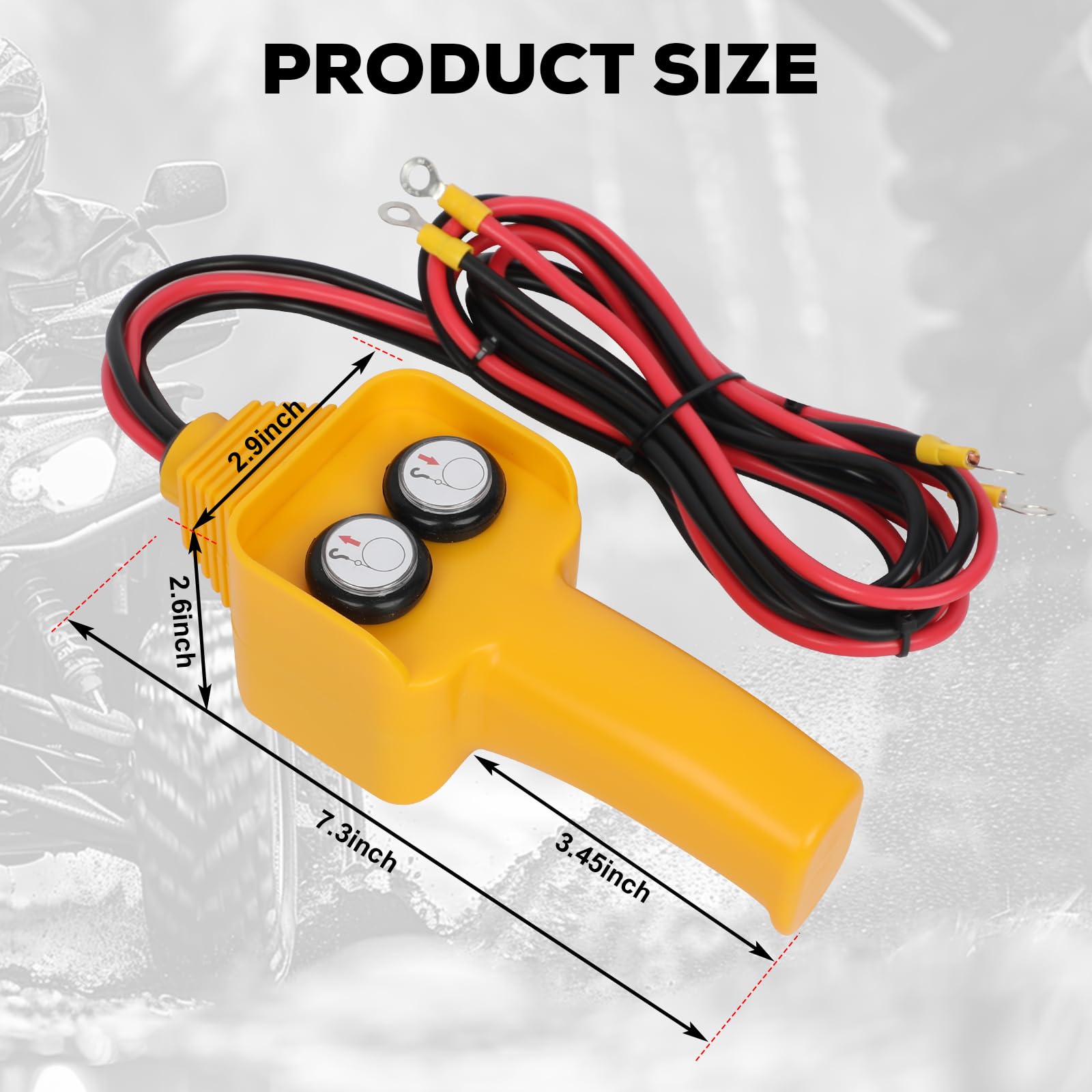 Snapklik.com : Winch Remote Handheld Control For 1500lbs To 5000lbs 12V ...