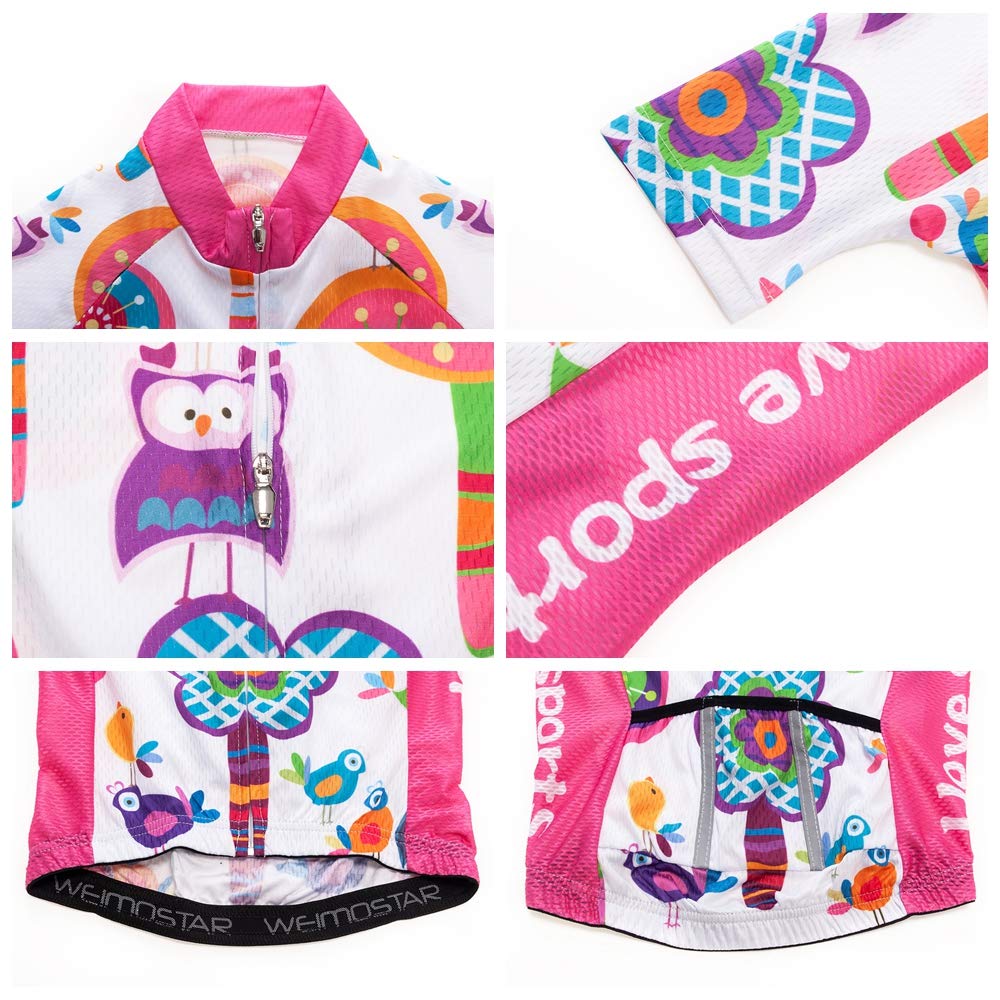 Ensemble maillot de cyclisme pour enfants garçons et filles