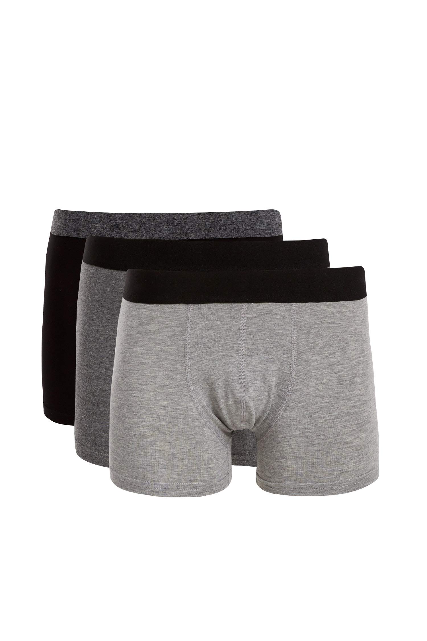 Erkek Esnek Kumaş Standart Kalıp 3'lü Boxer