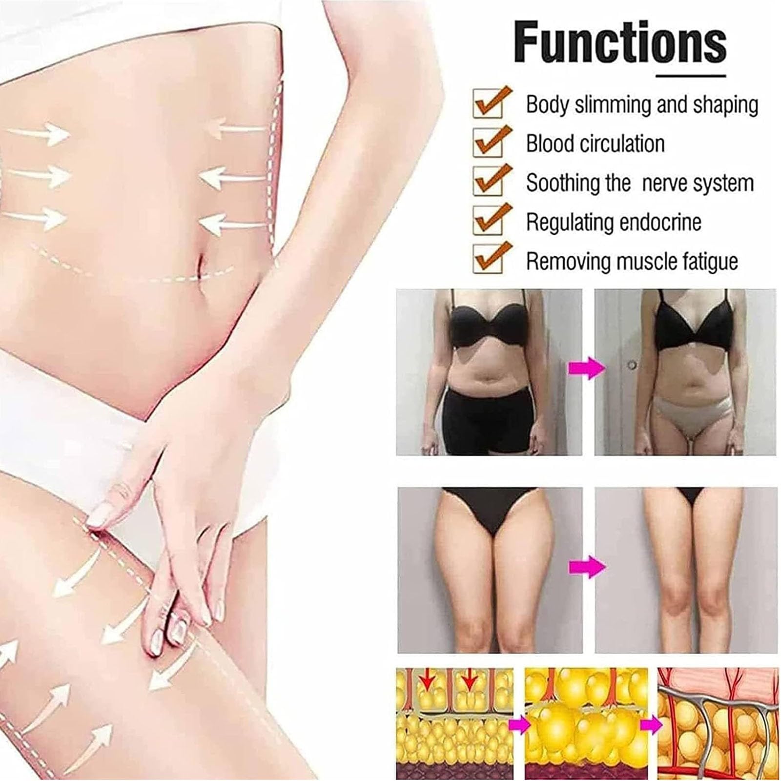 Massager Dimagrante Elettrico G5 Ad Alta Frequenza, Massaggiatore A Vibrazione G5, Massaggiatore Per Modellare Il Corpo Ad Alta Frequenza, Con 5 Teste Di Massaggio