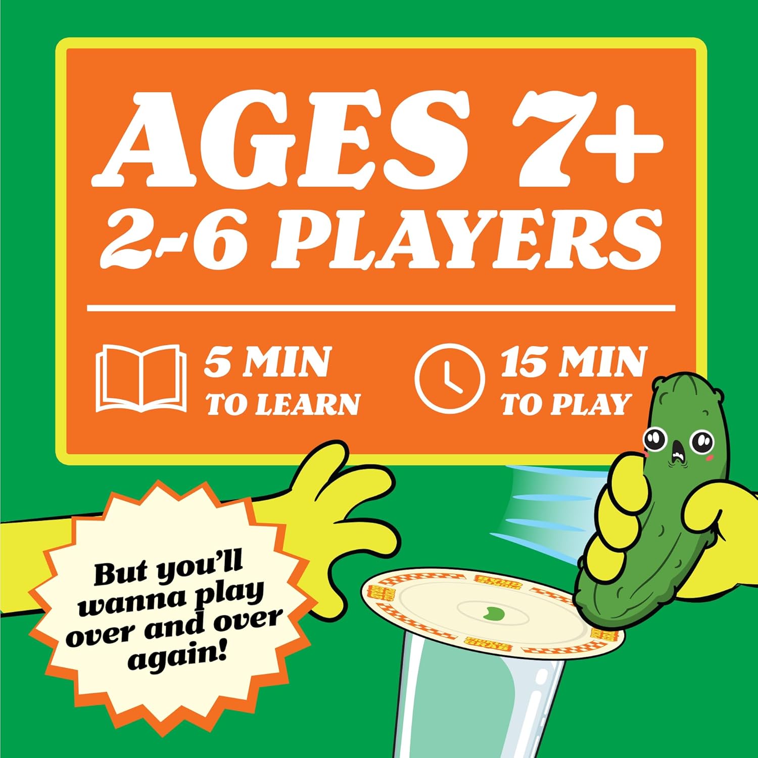 爆発する子猫のプレゼント、ピクルスグラブ - スピードグラブカードゲーム - 2~6人用 - プレイ時間15分 - ファミリーゲーム