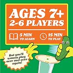 Exploding Kittens Presents: Pickle Grab – A Fast-Paced Card Game for Ages 7+ – 2-6 Players, 15-Minute Gameplay – Perfect for Family Nights, Teens, Adults & Game Lovers | Flip cards to spot the pickle card, then grab the pickle on the jar before anoth