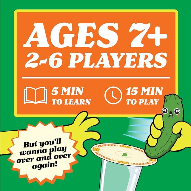 Foto 8 de 8 de Exploding Kittens Pickle Grab: by, 2-6 Players, Age 7+ Card Game