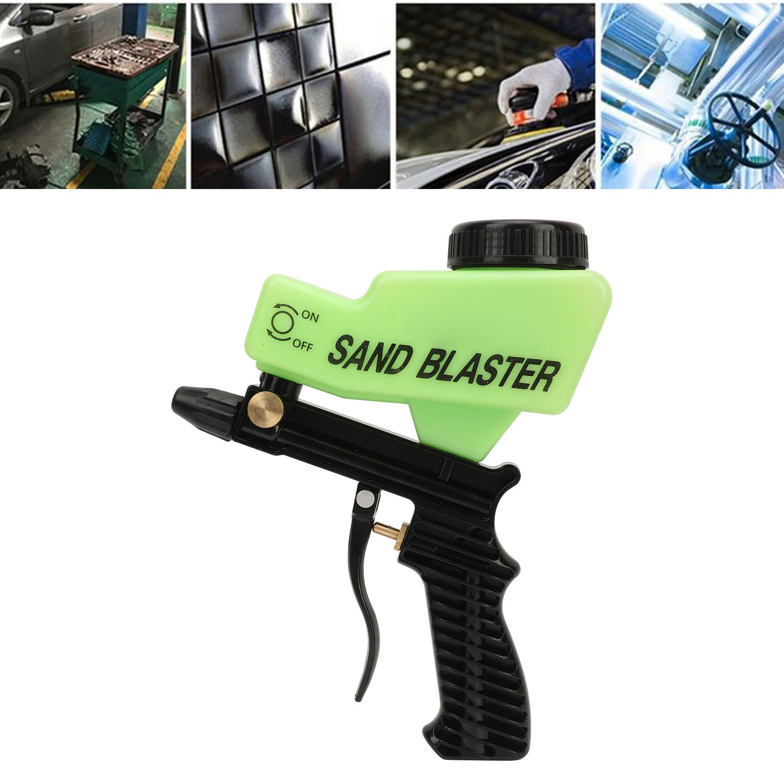 Pistola Sabbiatrice Pneumatica Portatile - Per Rimozione Ruggine E Pulizia Superfici - Foto 6