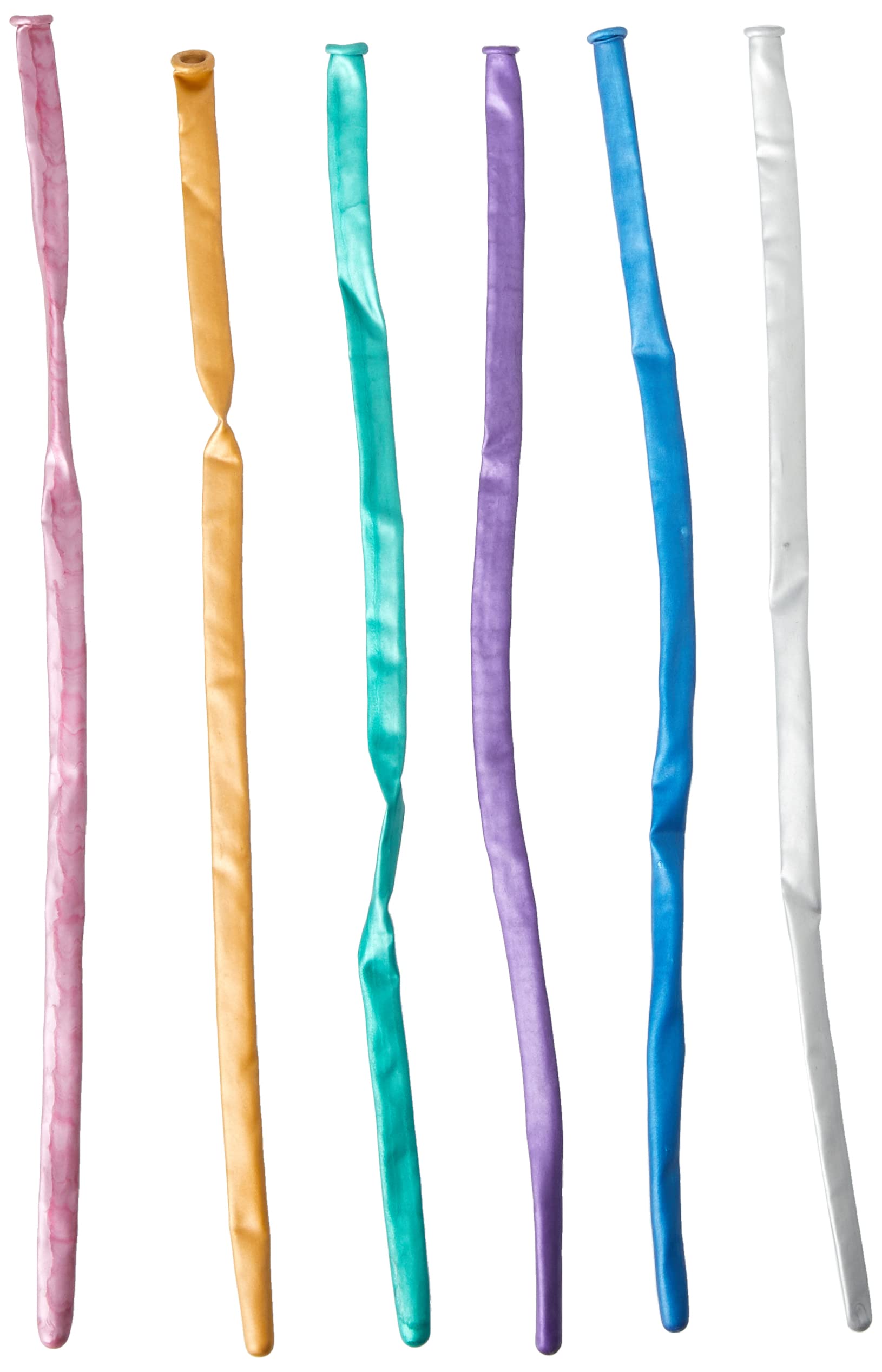 Qualatex 99695 Globos, surtidos, cromo 260Q 100CT