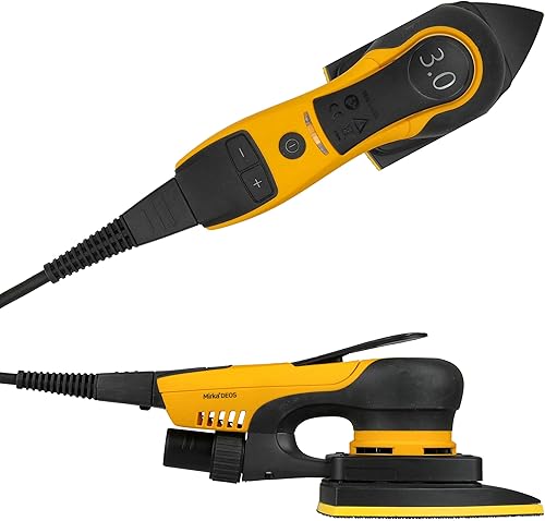 Miniatura 4 de Mirka DEOS Delta Direct - Lijadora orbital eléctrica triangular Delta Tool 663XCV  4 x 6 x 6 pulgadas  órbita de 0.118in  lijado sin polvo