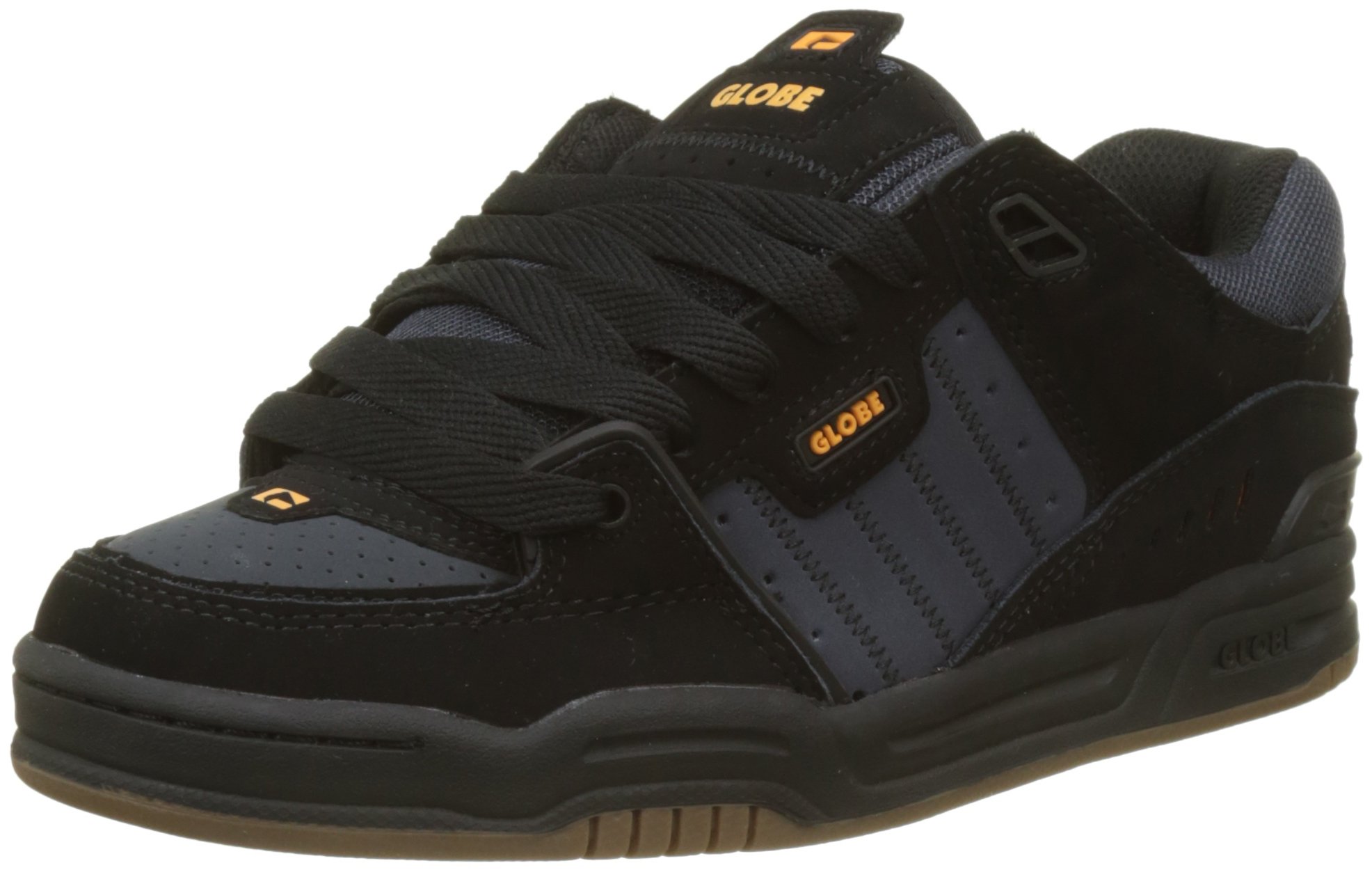 Globe Fusion, Men's Skateboard Shoe, Multicoloured Black Ebony Orange, 6 US
