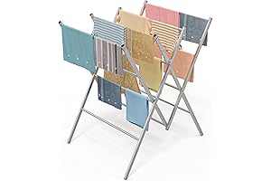 Whitmor Oversized Metal Drying Rack for Ample Drying Space