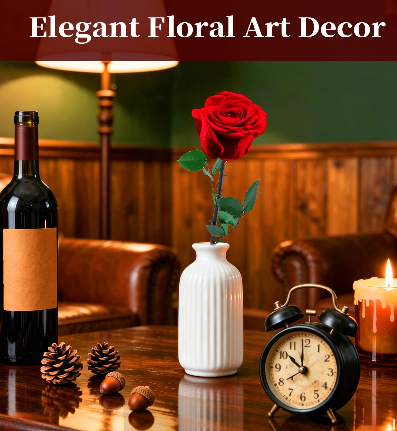 Preserved Flowers for Delivery,Red Rose Bouquets That Last 5 Years,Birthday Flowers Gifts for Women Mom Grandma Wife Friends,Mothers Day Roses Gift,Romantic Floral for Anniversary or Valentine’s Day