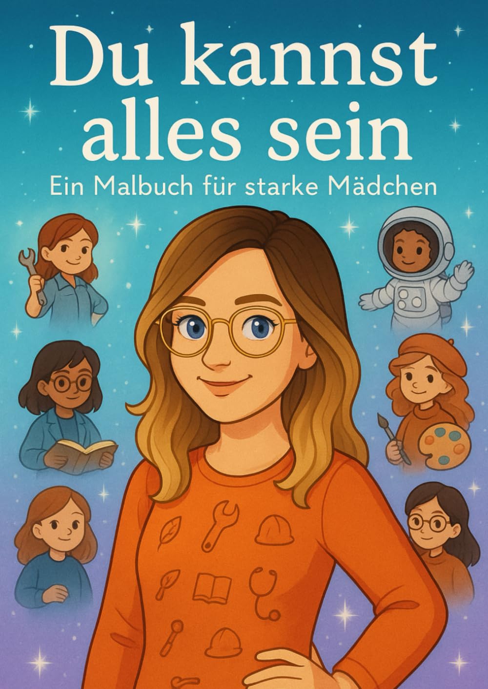 Du kannst alles sein: Malbuch für starke Mädchen