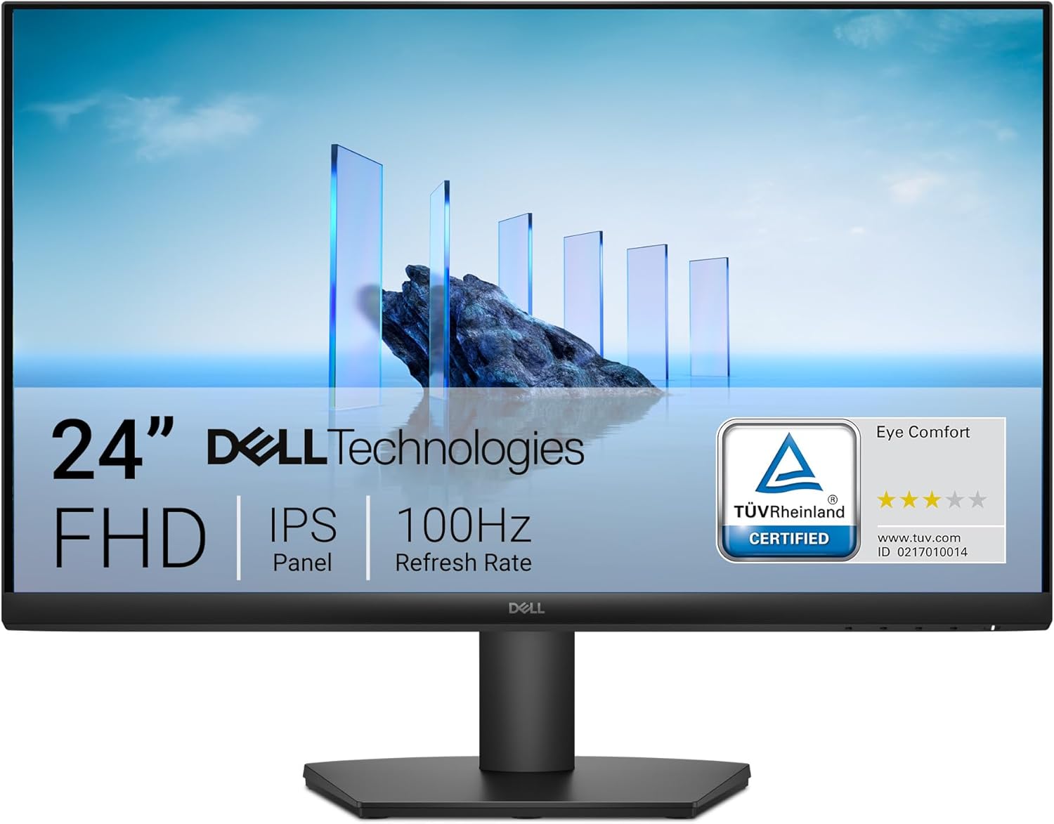 Dell 24 Monitor - SE2425HM - 23.8-inch Full HD (1920x1080) 16:9 100Hz Display