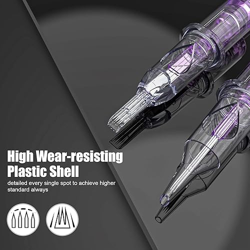 Miniatura 8 de Kit de pistola de tatuaje, kit de máquina de tatuaje de cartucho, kit de tatuaje para principiantes, kit de máquina de tatuaje rotativo, suministros