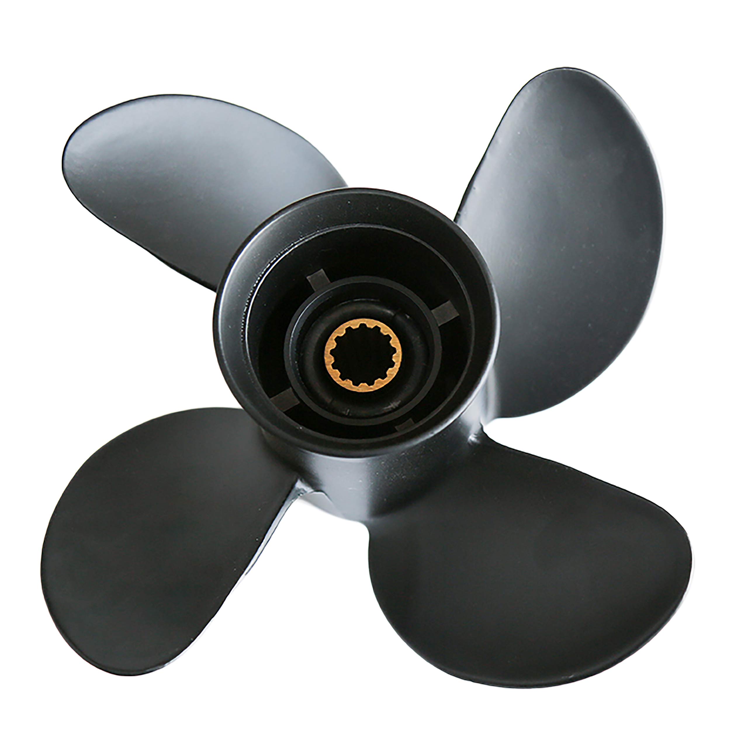 Buy Flish Propeller Aluminum Alloy 3 or 4 Blades Outboard Propeller for