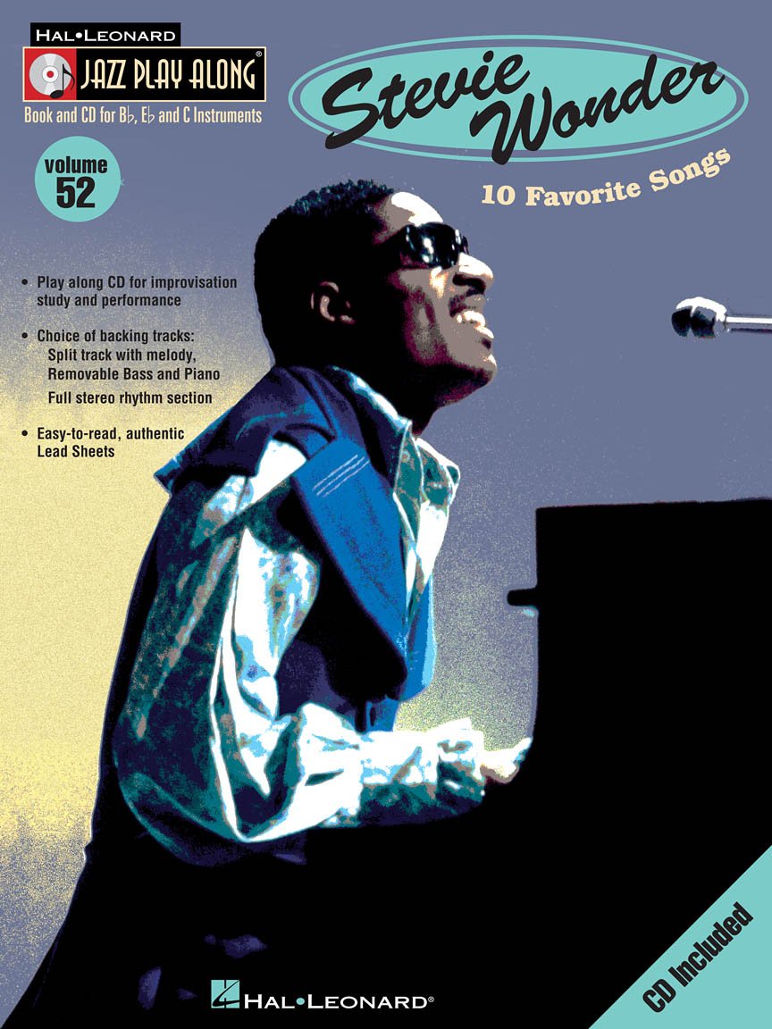 Stevie Wonder - Jazz Play Along Volume 52 Book/Online Audio