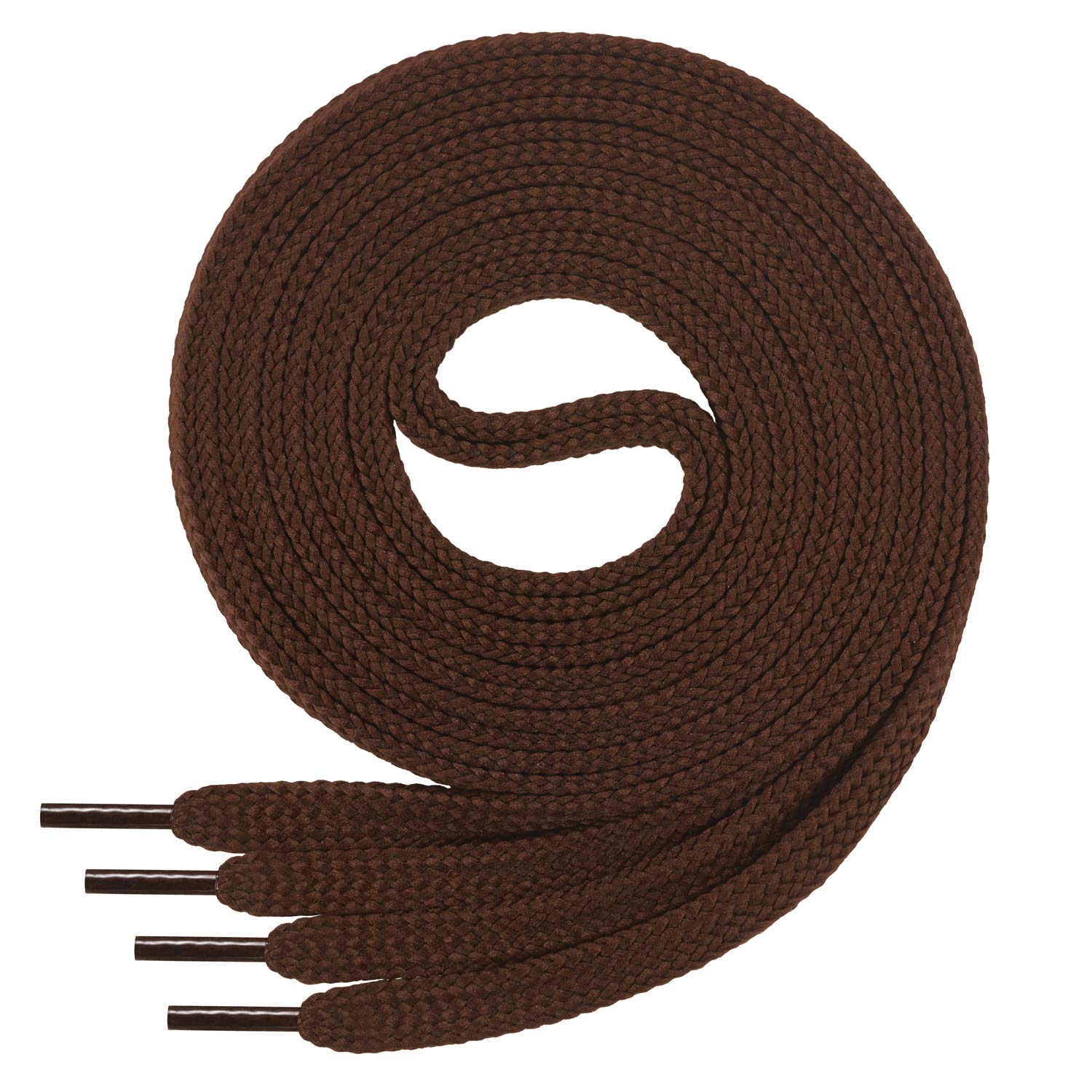 Di ficc hiano 1 par Fischer-Net – Cordones de poliéster – Resistente – Plano – Aprox. 7 mm ancho, 27 Colores, 60 – 200 cm de longitud — view 27