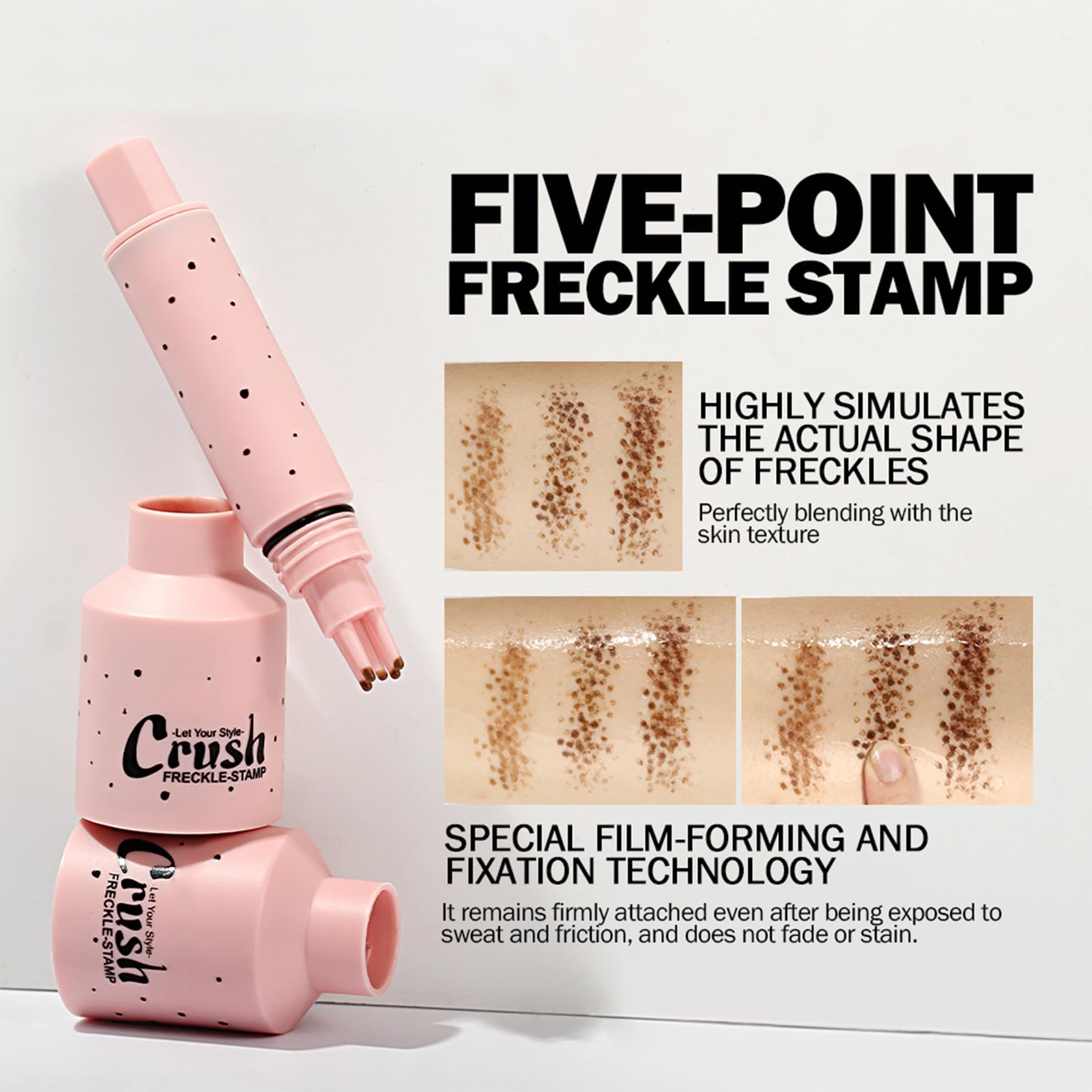 Freckle Stamp with Triple-Tipped Applicator for Natural Makeup - Image 4