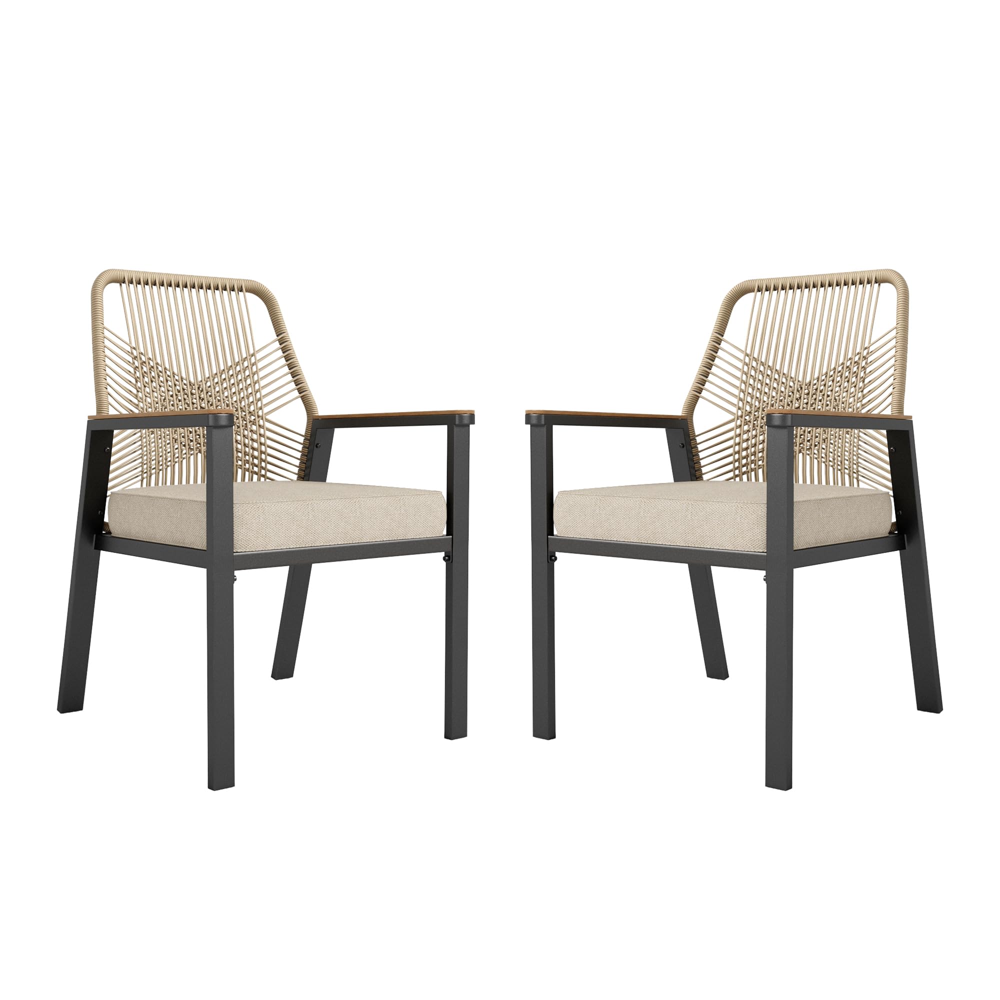 HERA'S HOUSE Rattan Dining Chairs