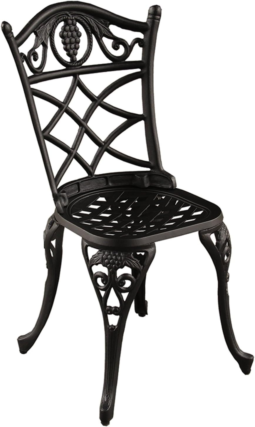 Oakland Living Outdoor Aluminum 3 PC Bistro Set, Sand Black