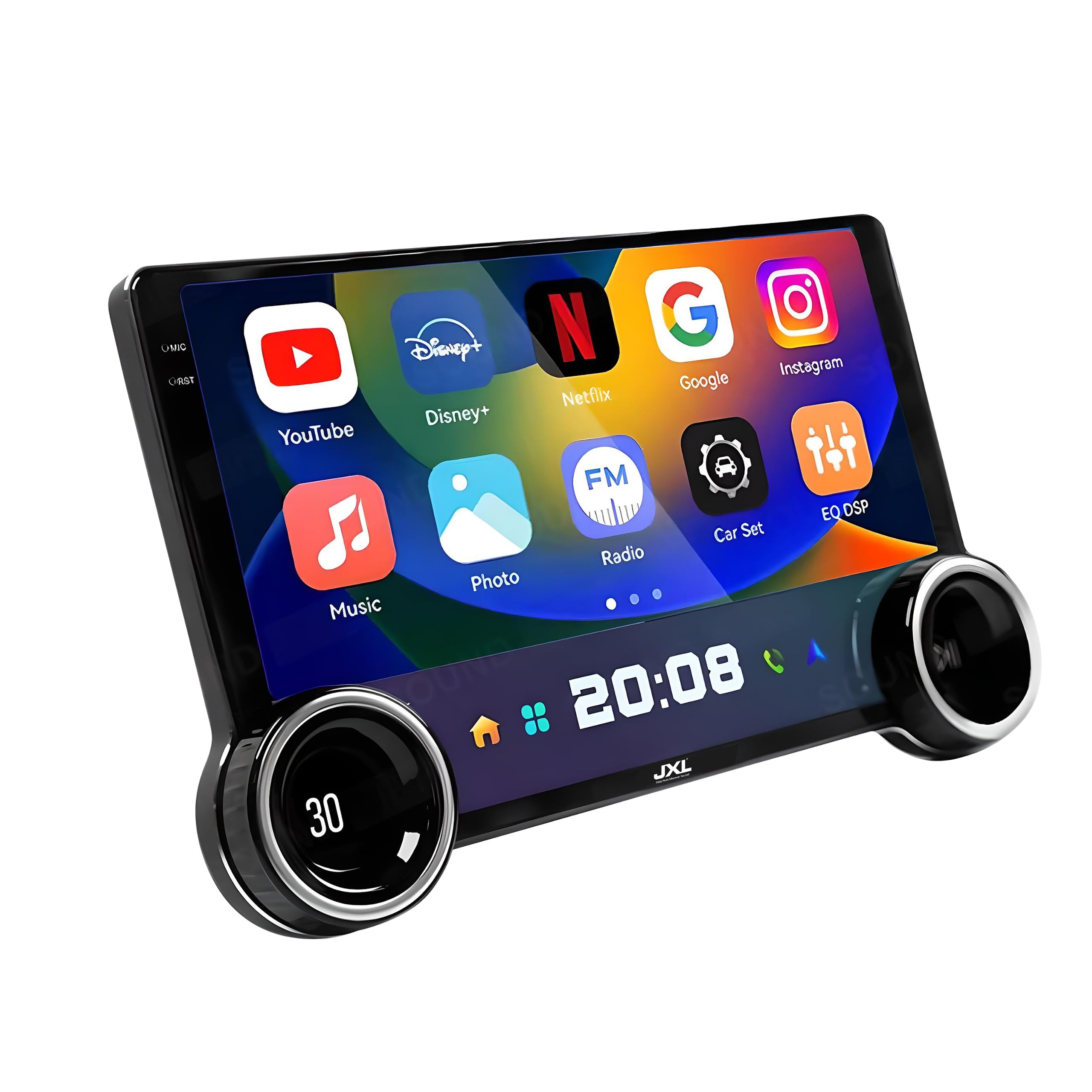 JXL (New Launch) Dual Knob Diamond 11.8 Inch 4K FHD Car Android Player with 8581 Procressor 4GB/64 GB ROM inbuilt 4G SIM Slot and Wireless Apple Car Play and Wireless Android Auto Dimond Series-image-28