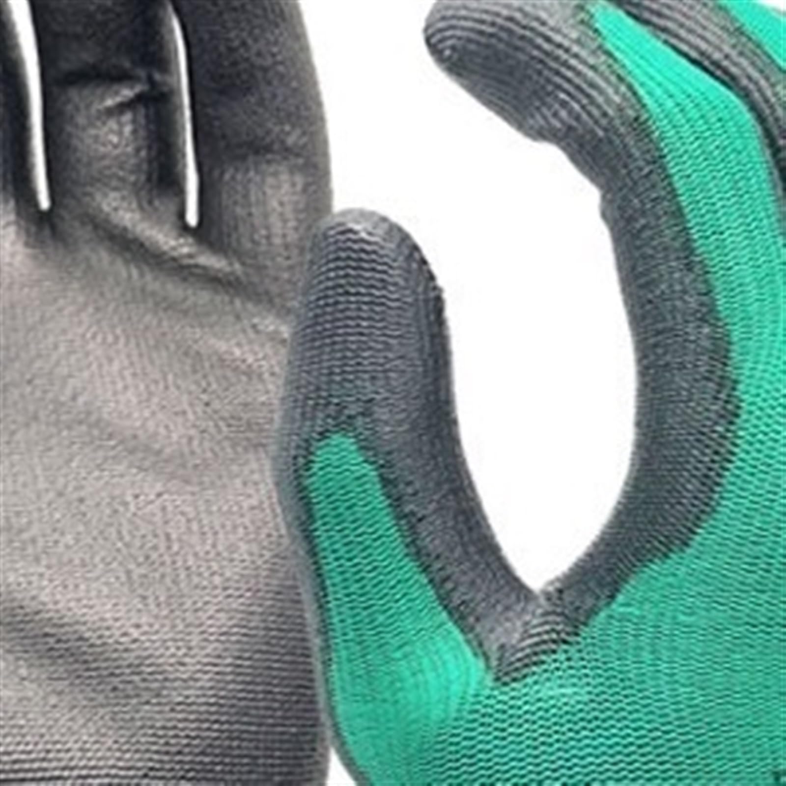 JINGYAN Rękawice wspinaczkowe Safety Gloves With Knitted Coated Palm Security Protective Work