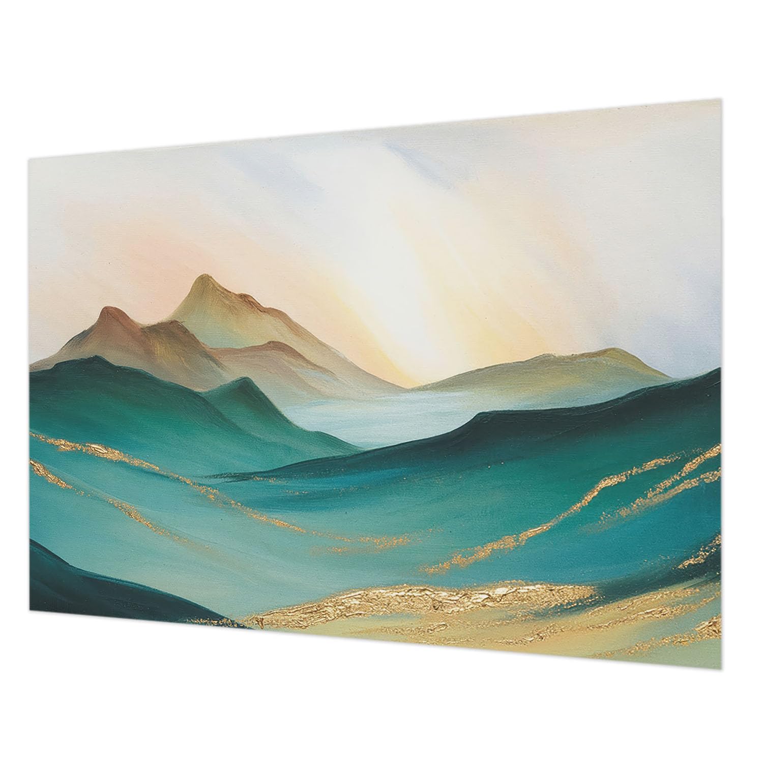 Papier peint décoratif paysage paisible 312x219 cm avec colle incluse