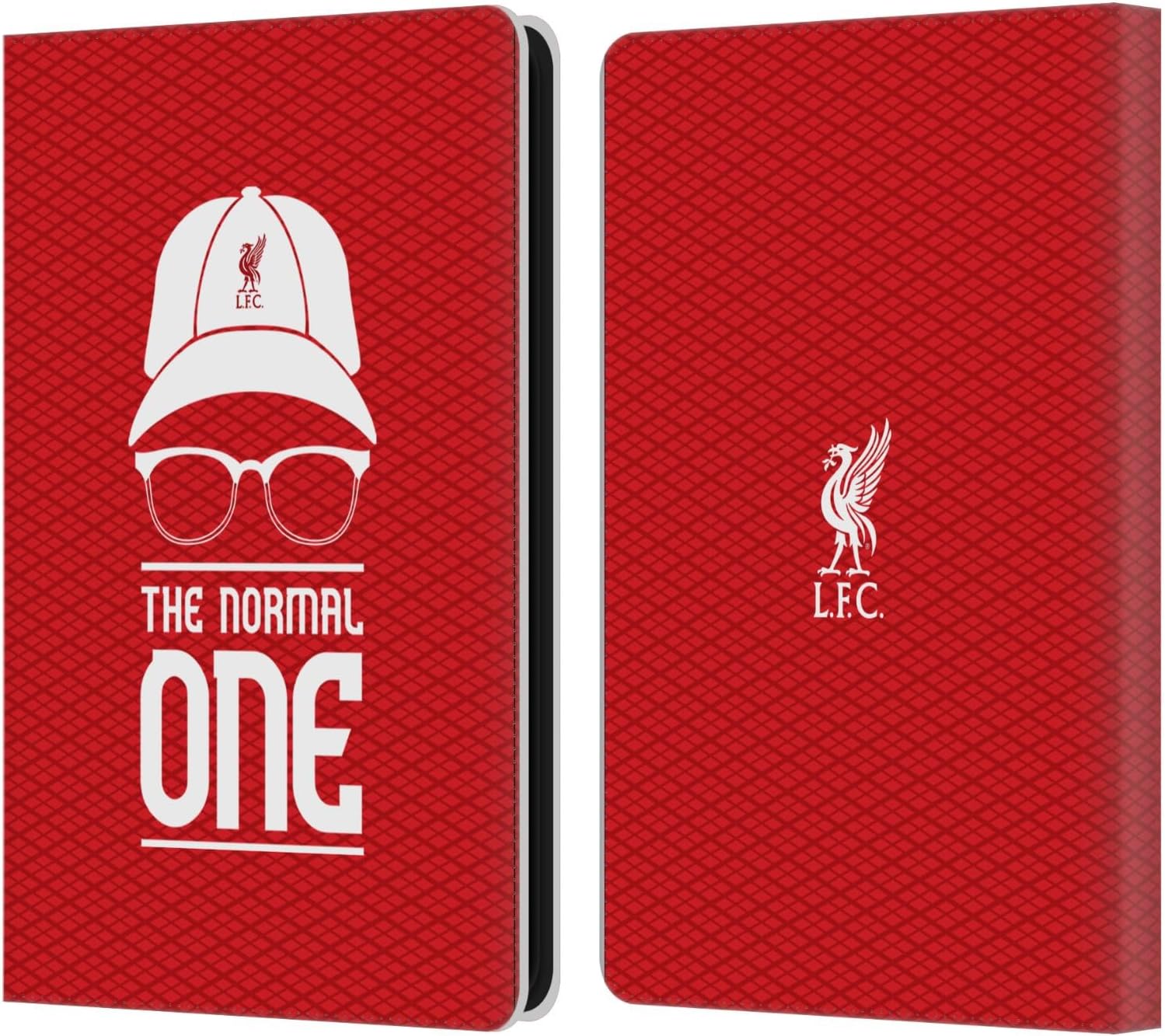 Head Case Designs Officially Licensed Liverpool Football Club Glasses Grunge Black Klopp Icons Leather Wallet Case Compatible with Amazon Fire Max 11 2023