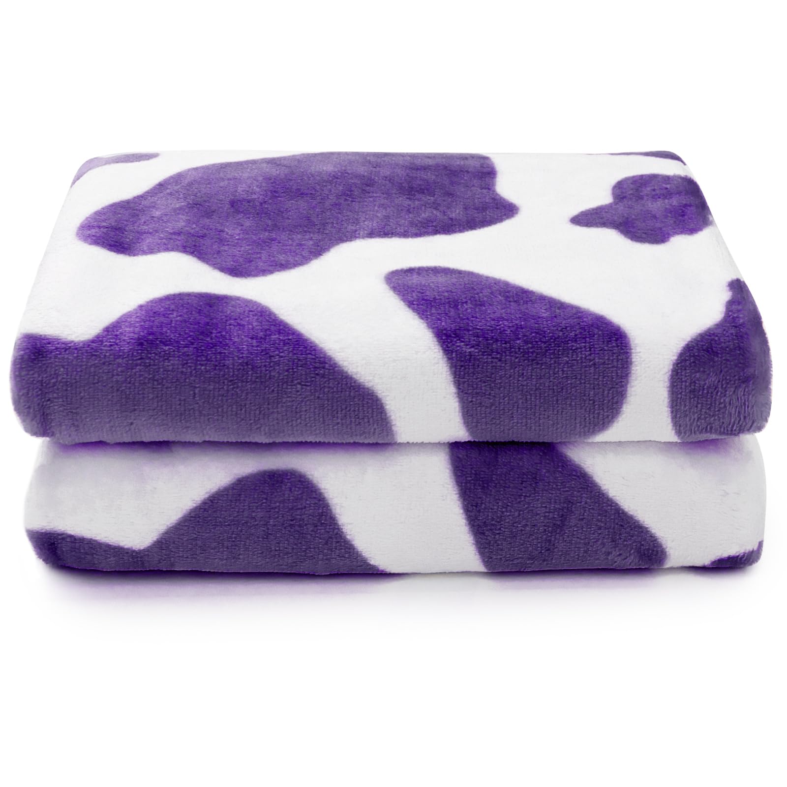 SEEGU Soft Blankets and Throws Blanket Cow Print Lightweight Blanket for Kids โ image 1
