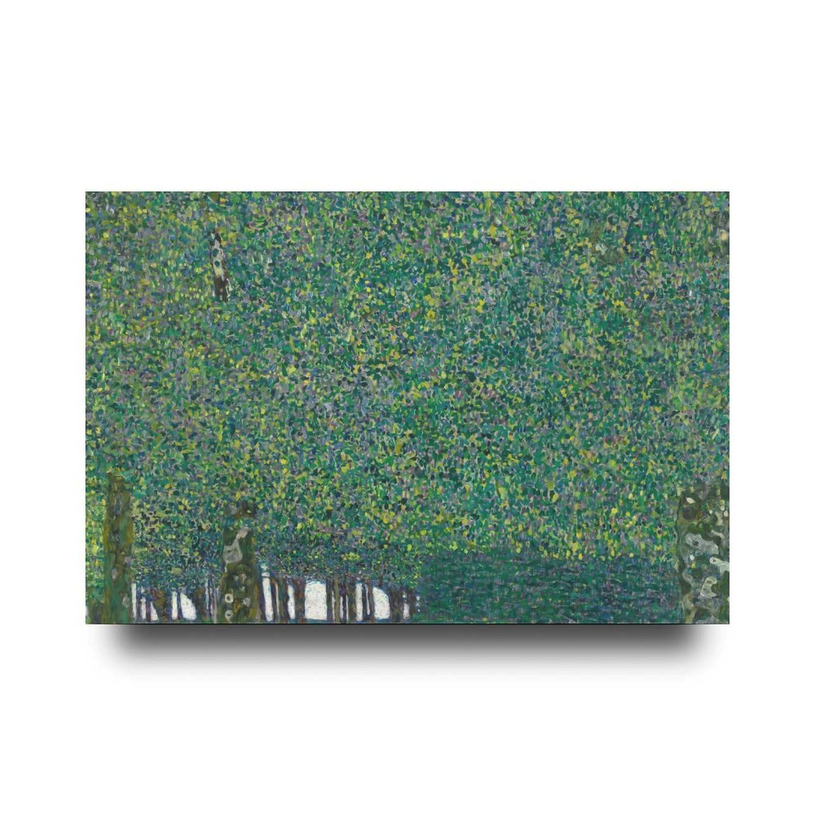Luihg Gustav Klimt The Park Green Forest Poster Art Print, Gustav Klimt Exhibition Inspired Artwork Vintage Oil Painting Wall Art Decor For Living Room Bedroom Office