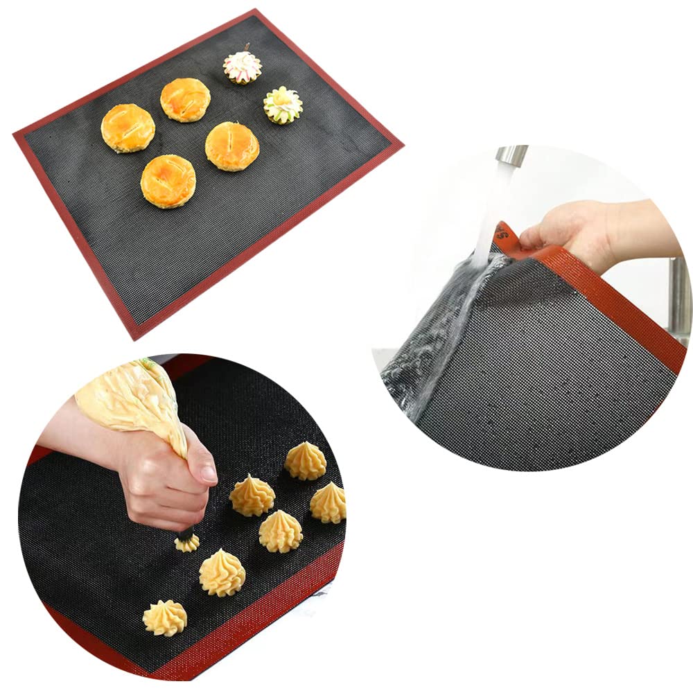 Tappetino Microforato Per Forno 40x30cm | Silicone Antiaderente Riutilizzabile Per Cucina - Foto 7