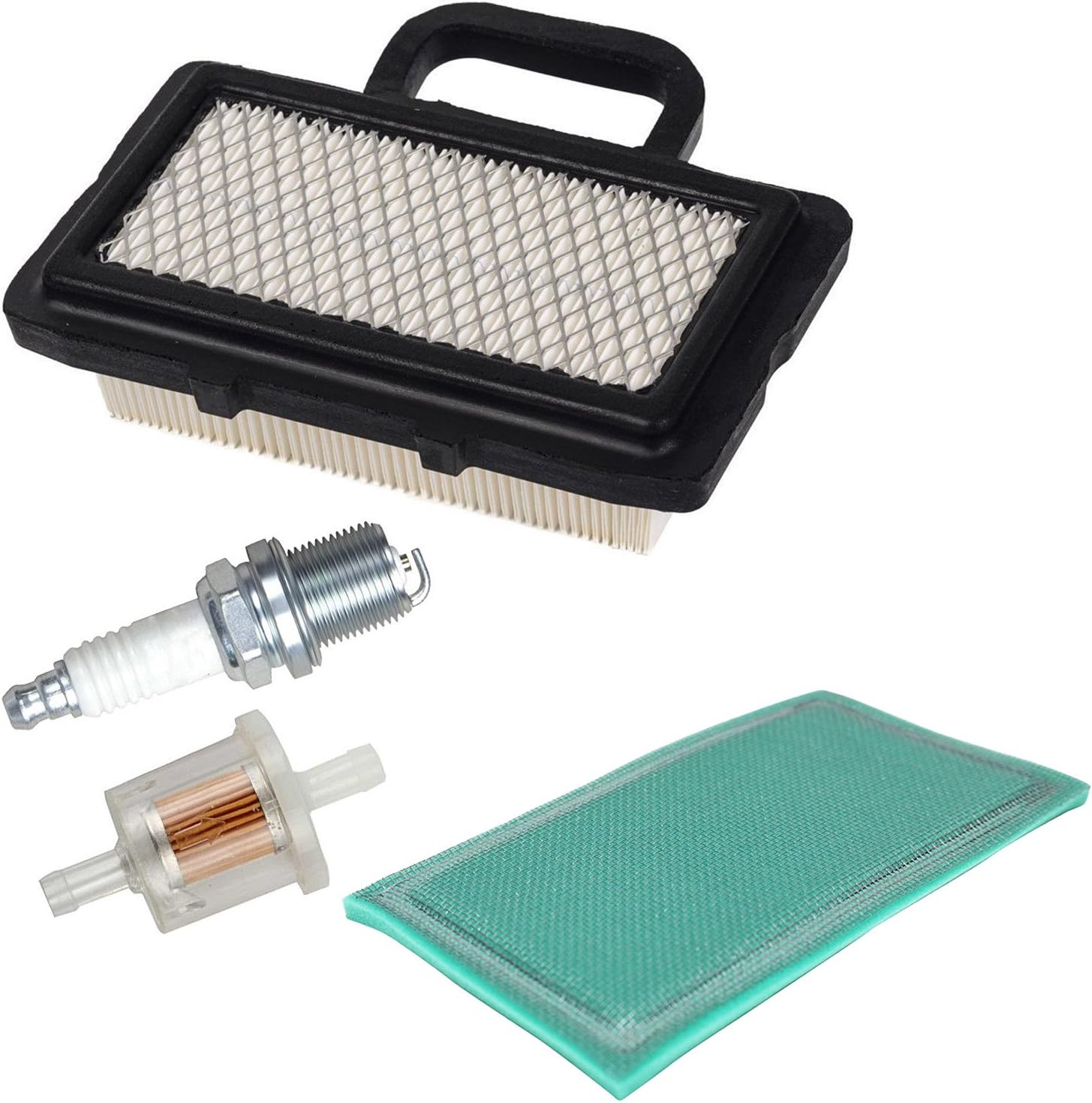 HIFROM 792101 Air Filter Pre Filter with 493629 691035 Fuel Filter Spark Plug Tune-Up Kit Replacement for Lawn Mower Engine : Patio, Lawn & Garden