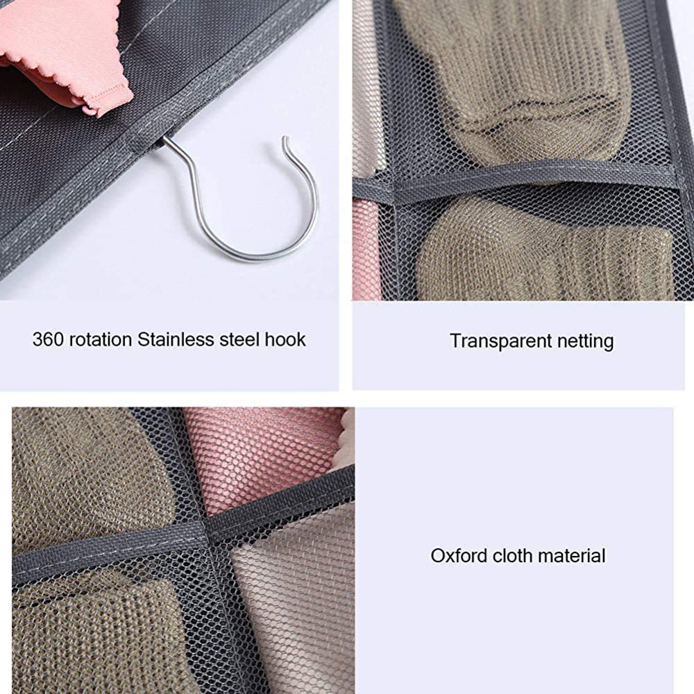 Mezrkuwr Hangende knuffeldierenhouder met 20 metalen klemmen, boho-knuffeldier, organizer, ketting, kinderkamerdecoratie, voor het ophangen van hoeden, sokken, kerstkaarten Mezrkuwr Hangende knuffeldierenhouder met 20 metalen klemmen, boho-knuffeldier, organizer, ketting, kinderkamerdecoratie, voor het ophangen van hoeden, sokken, kerstkaarten