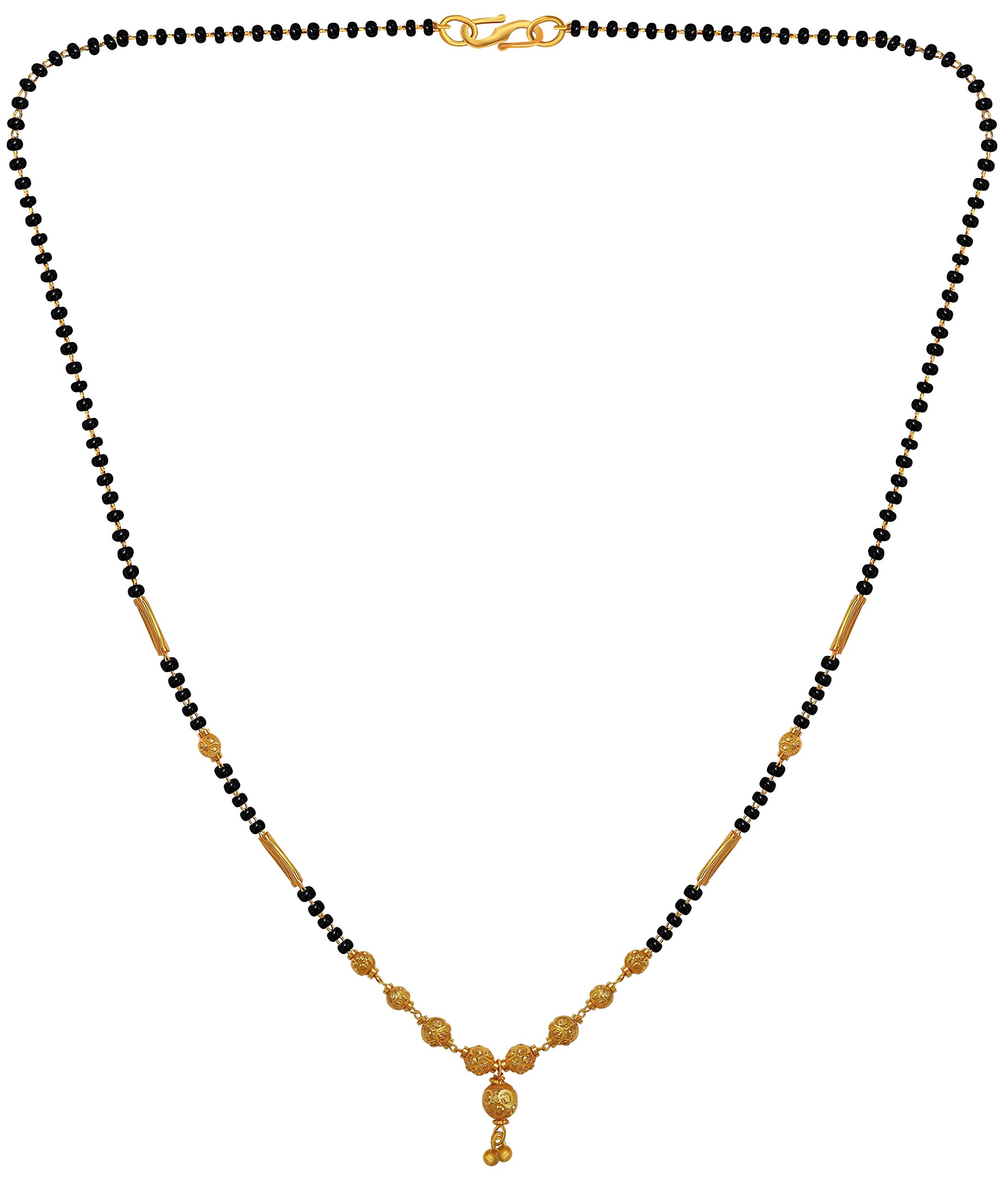 MOLIKA CREATION Gold Plated Jewellery Mangalsutra Pendant Necklace with Chain for Girls and Women (B07M6RJNMG) Amazon Price History, Amazon Price Tracker