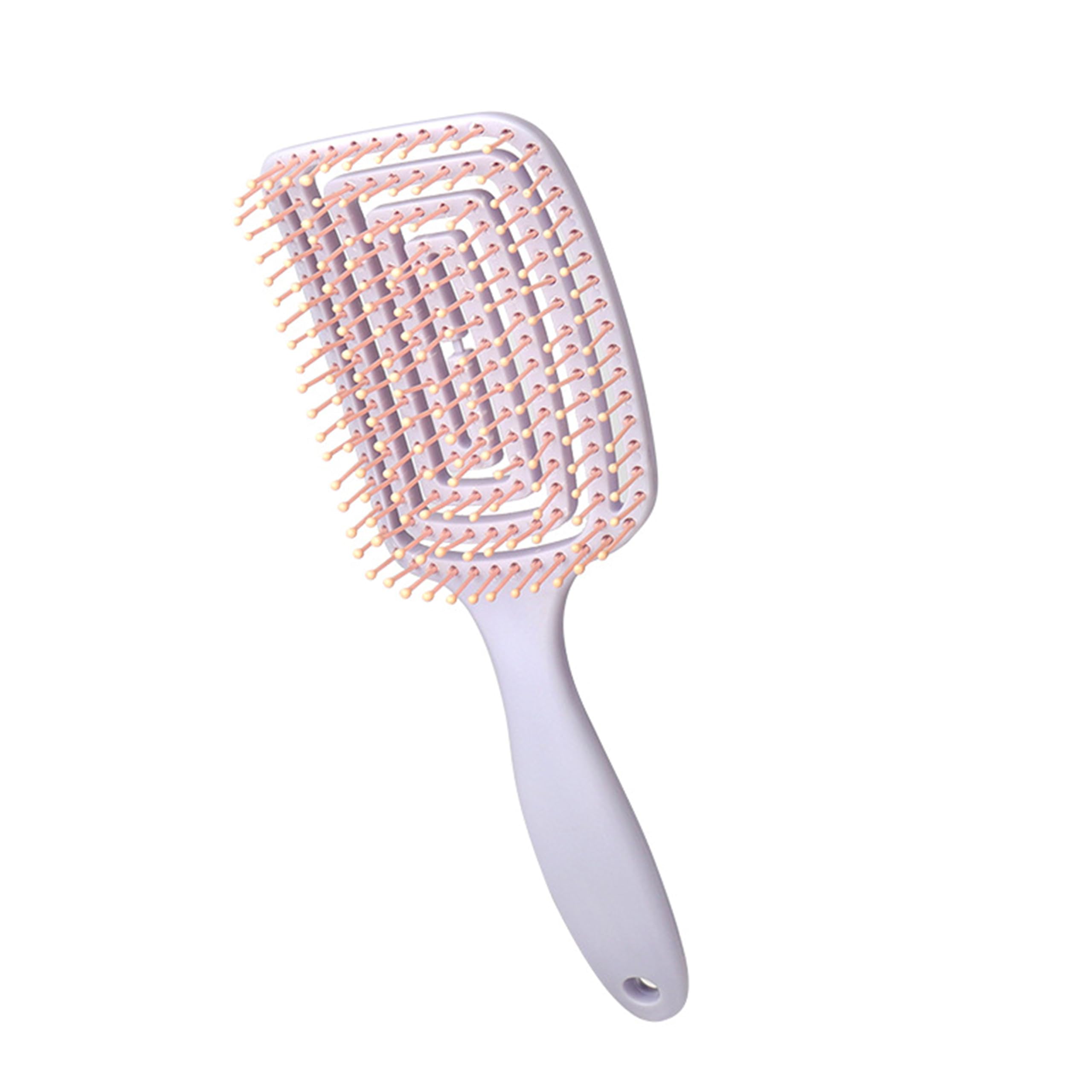 Organic Detangle Hair Brush,Anti-Knot and Anti-Breakage Detangling Brush,Wet Brush Speed Dry Detangler,for Women Men,Wet,Thick,Curly Hair (Purple)