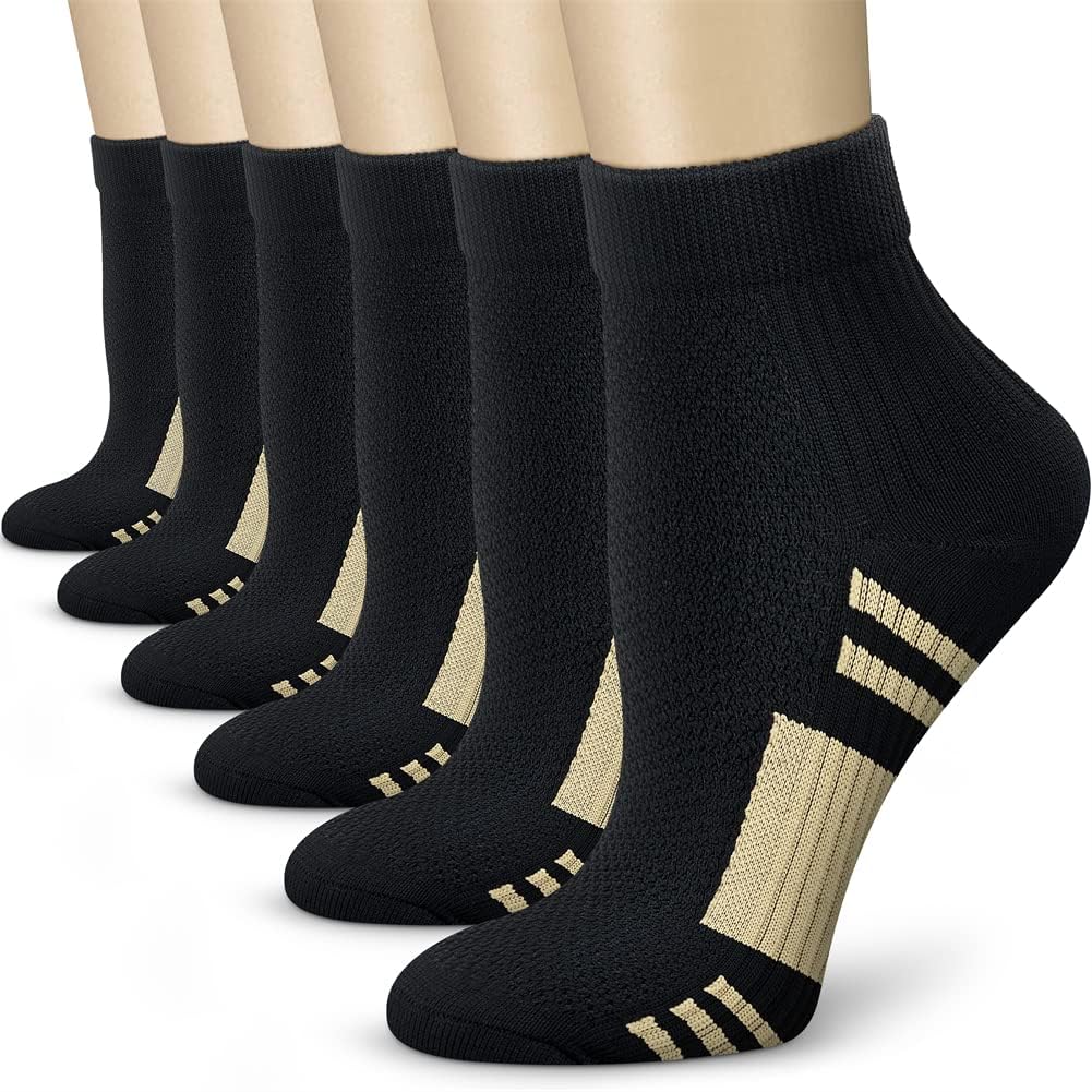 Compression Socks for Women & Men Circulation 15-20 mmHg is Best for Athletic Running Cycling Nurse Daily Wear