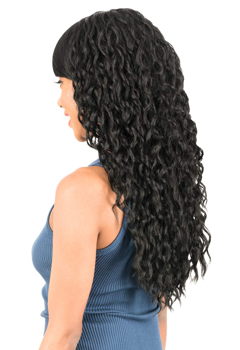 New Born Free Synthetic Full Wig - CUTIE WIG COLLECTION LONG WAVY CT164 (DYX/BROWN)