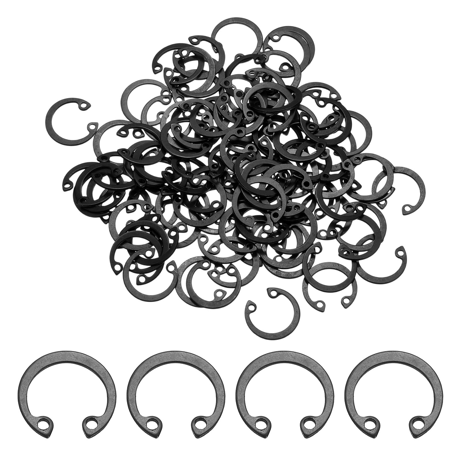 Internal Retaining Rings - 20 Pcs 65Mn Steel -15 Internal Retaining Rings - 20 Pcs 65Mn Steel -15