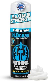 H2Ocean Nothing Foam Soap | Maximum Strength Cleanser with Aloe Vera & Red Sea Salt | Sensitive Skin Cleanser | 1.7 oz